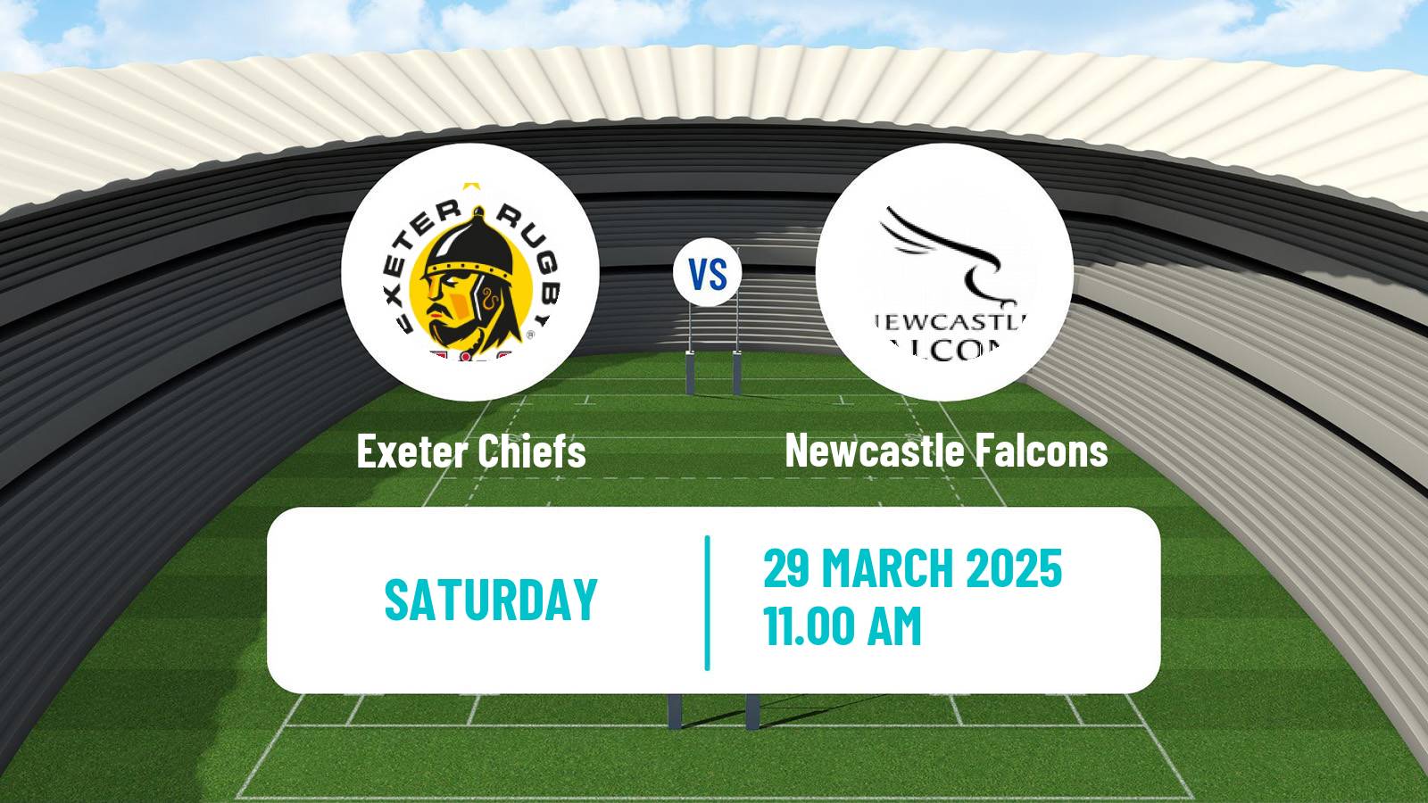 Rugby union English Premiership Rugby Exeter Chiefs - Newcastle Falcons