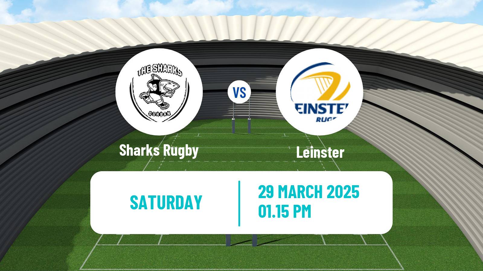 Rugby union United Rugby Championship Sharks - Leinster