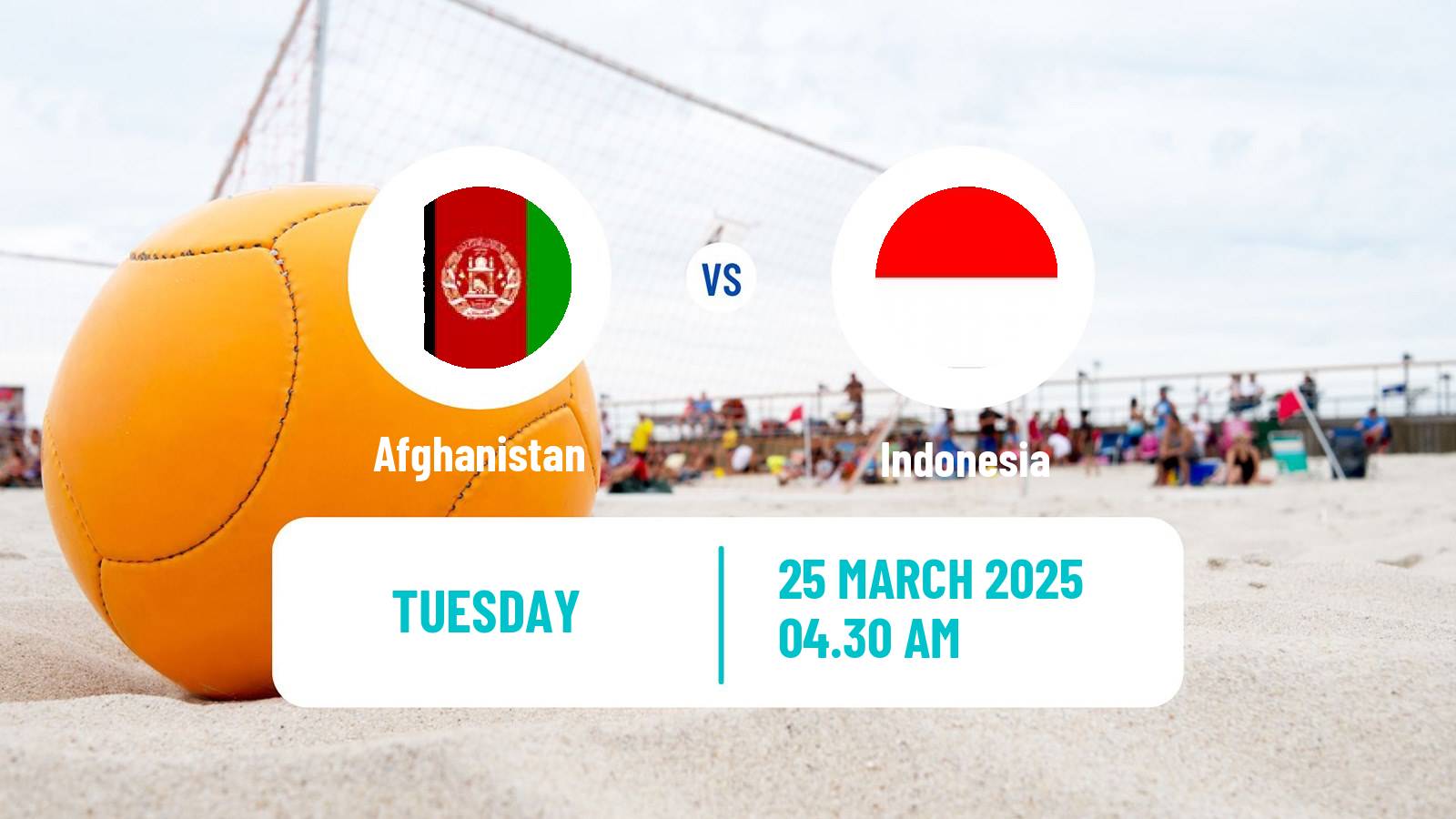 Beach soccer Afc Asian Cup Afghanistan - Indonesia