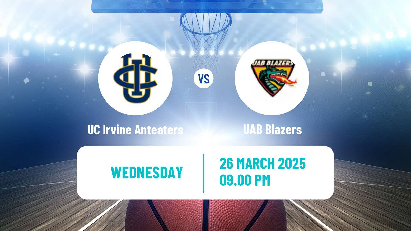 Basketball NIT UC Irvine Anteaters - UAB Blazers