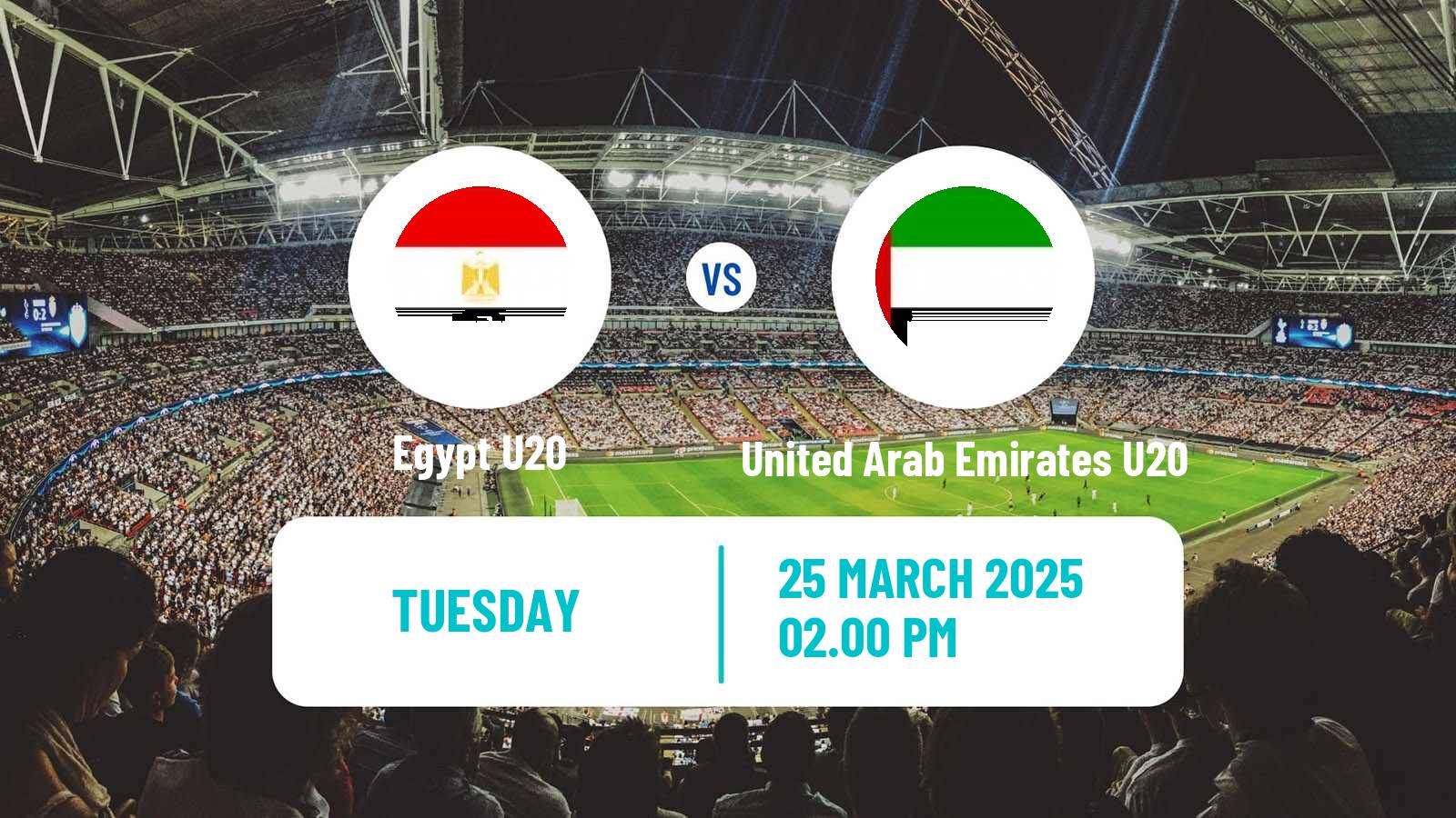 Soccer Friendly Egypt U20 - United Arab Emirates U20