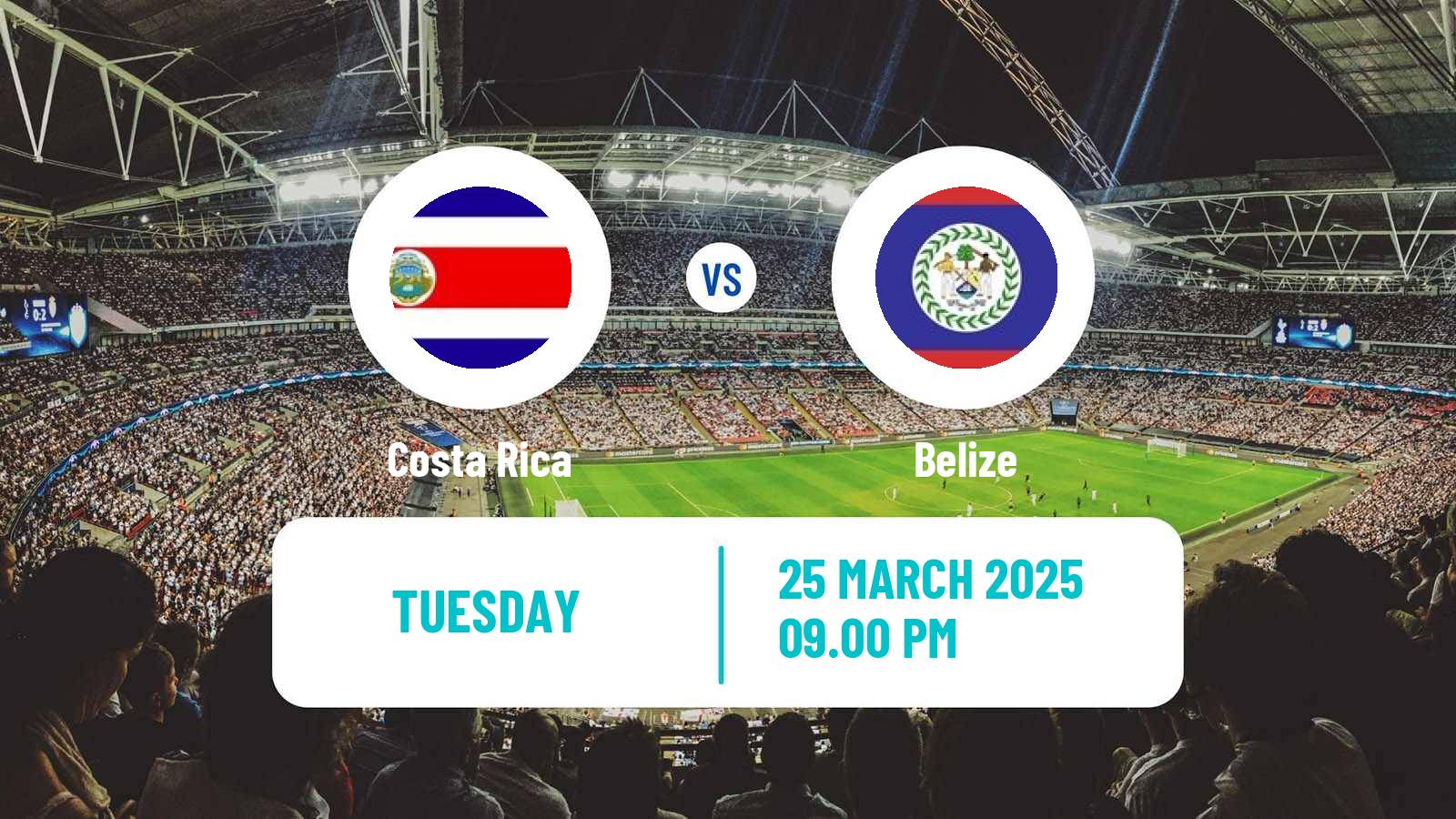 Soccer Gold Cup Costa Rica - Belize