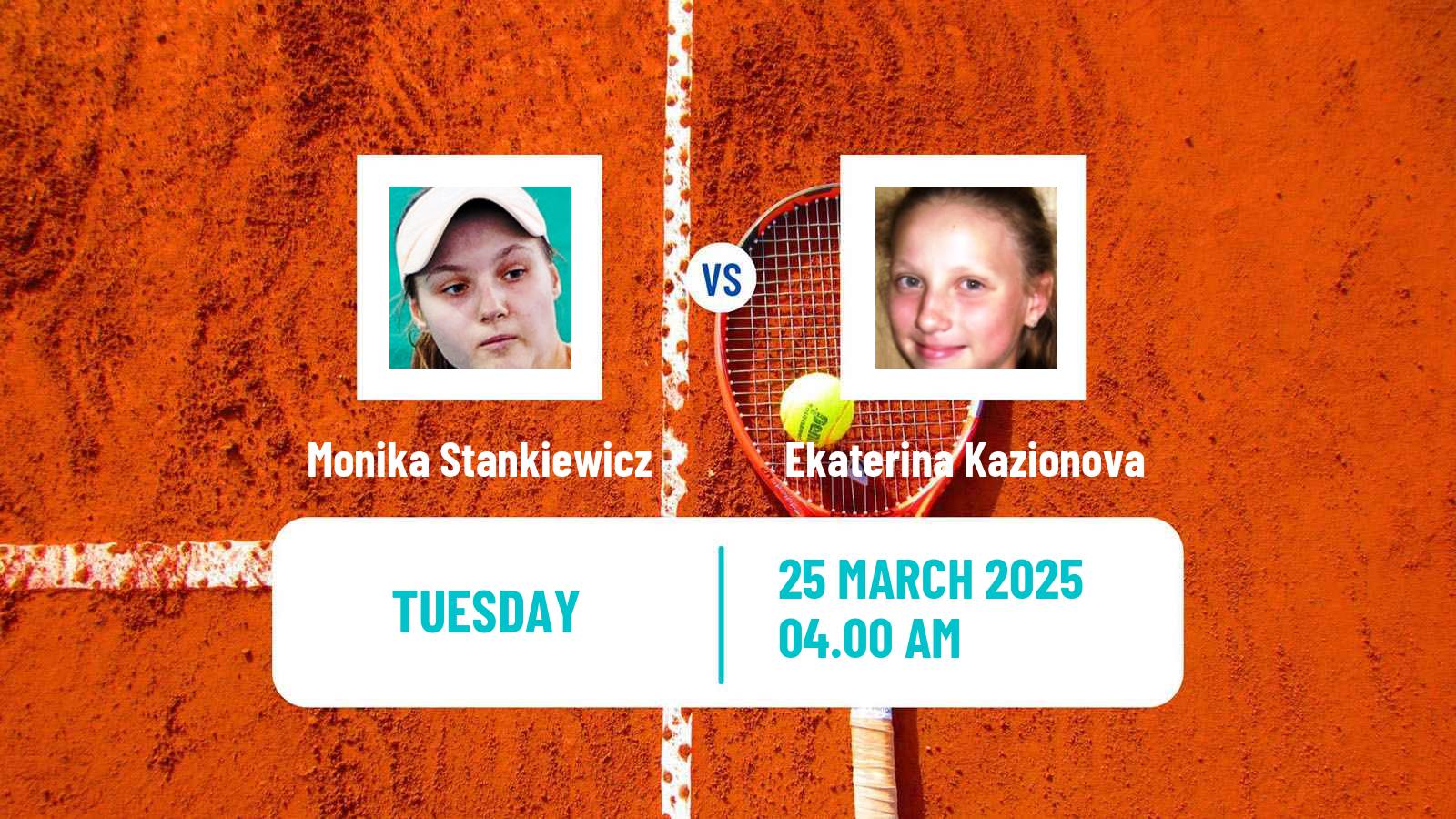 Tennis ITF W50 Bujumbura Women Monika Stankiewicz - Ekaterina Kazionova