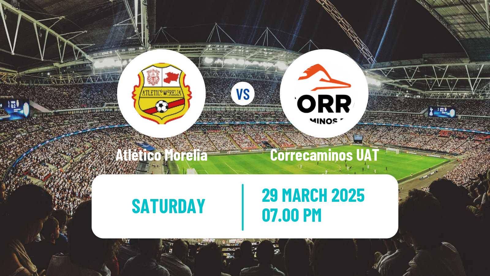 Soccer Mexican Liga de Expansion MX Atlético Morelia - Correcaminos UAT