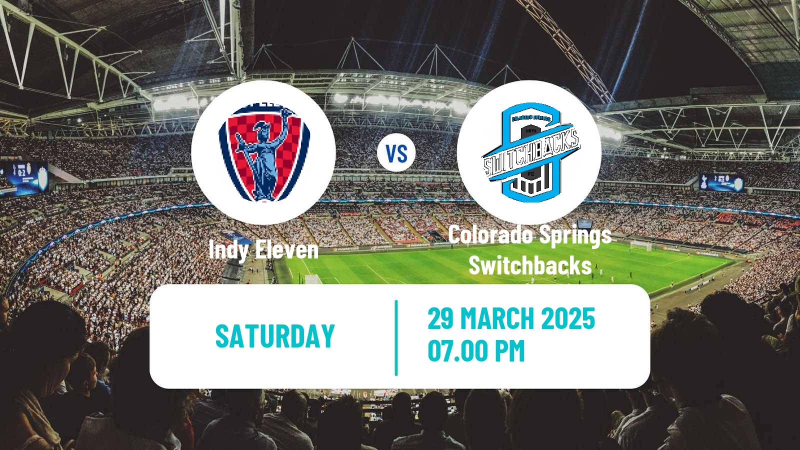 Soccer USL Championship Indy Eleven - Colorado Springs Switchbacks
