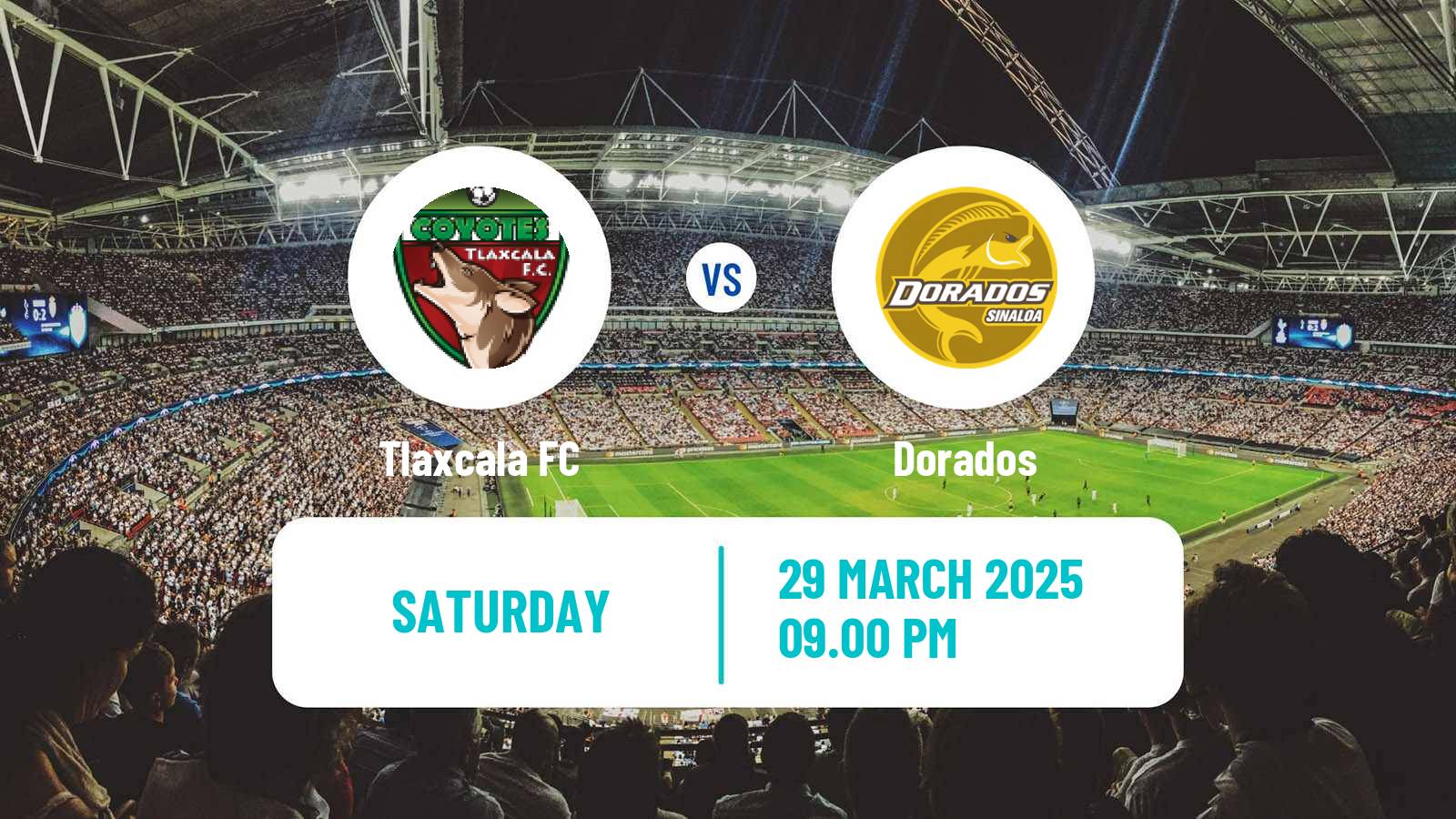Soccer Mexican Liga de Expansion MX Tlaxcala - Dorados