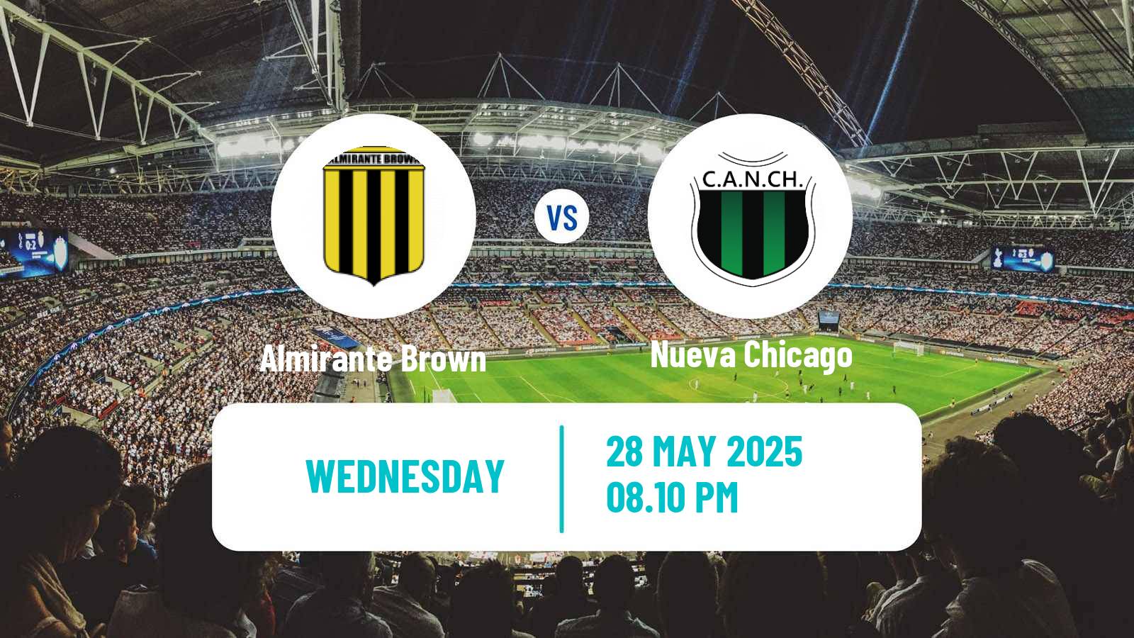 Soccer Argentinian Primera Nacional Almirante Brown - Nueva Chicago