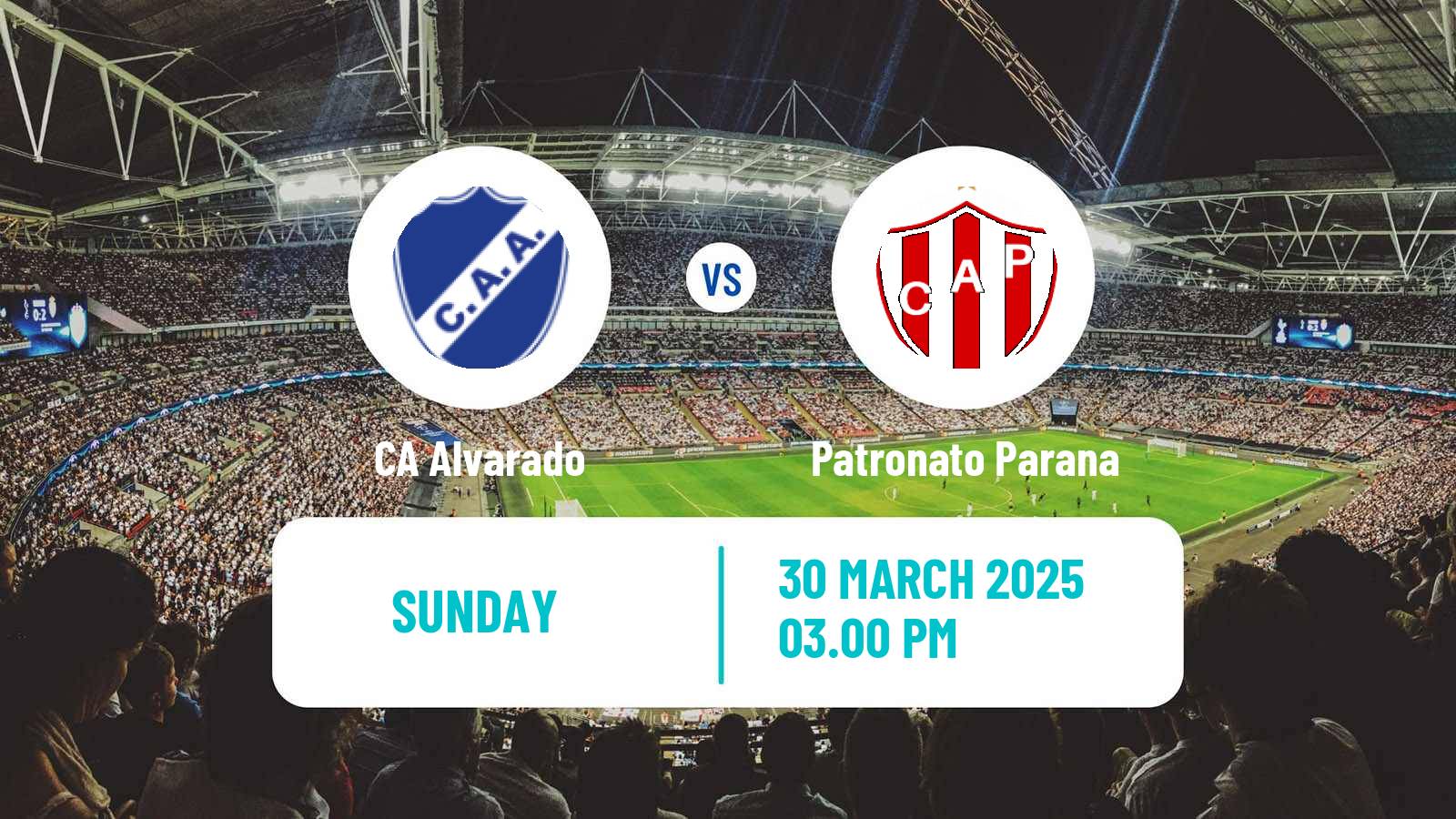 Soccer Argentinian Primera Nacional Alvarado - Patronato Parana