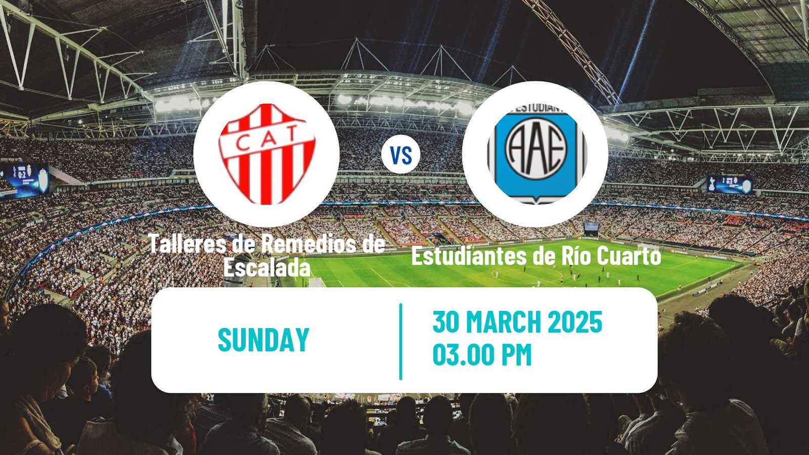 Soccer Argentinian Primera Nacional Talleres de Remedios de Escalada - Estudiantes de Río Cuarto
