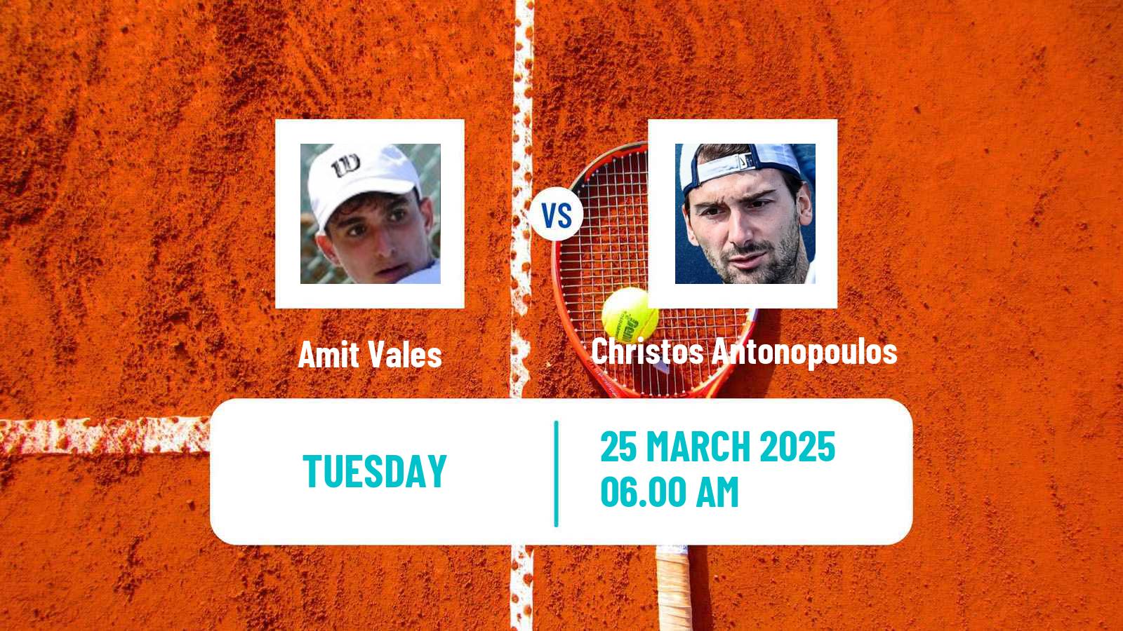 Tennis ITF M15 Heraklion 2 Men Amit Vales - Christos Antonopoulos