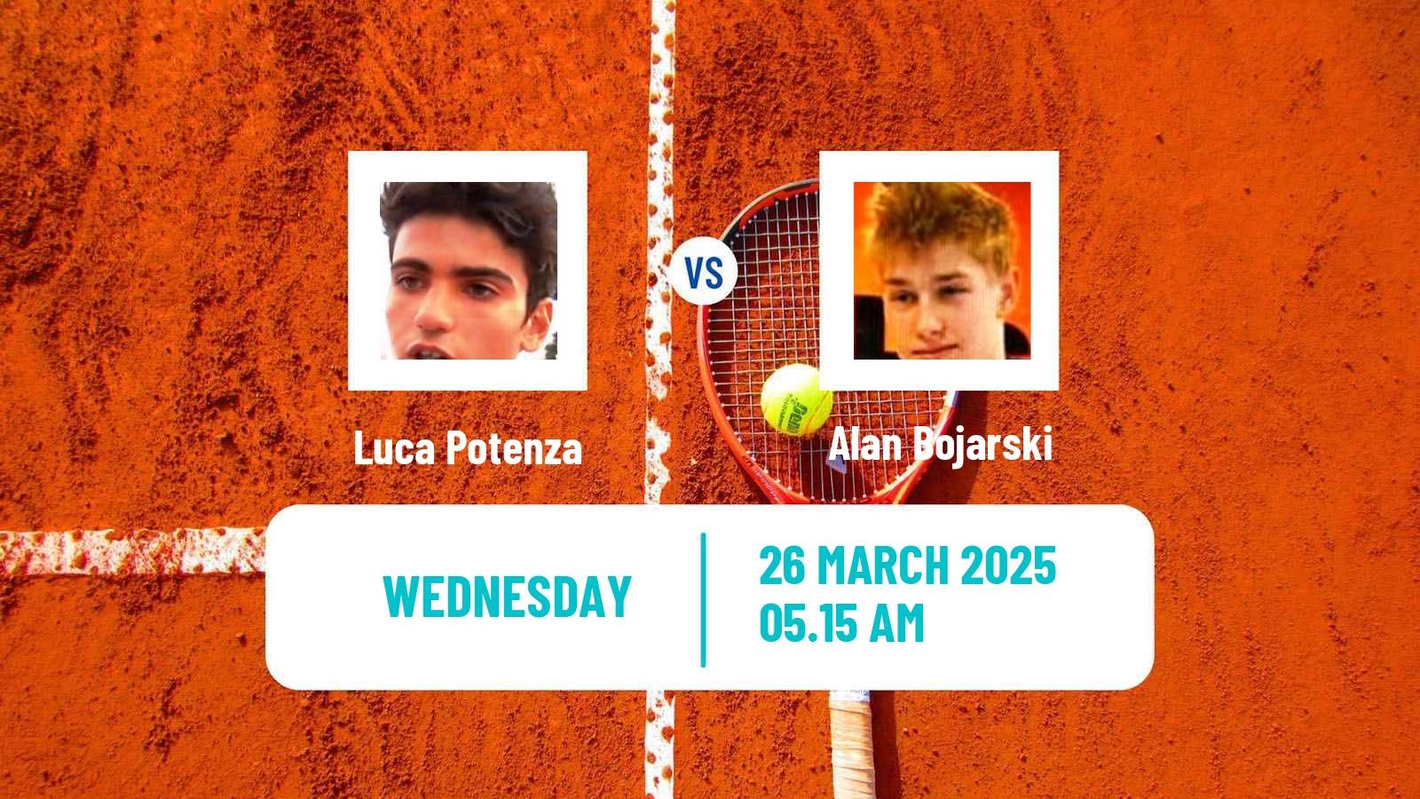 Tennis ITF M15 Monastir 12 Men Luca Potenza - Alan Bojarski
