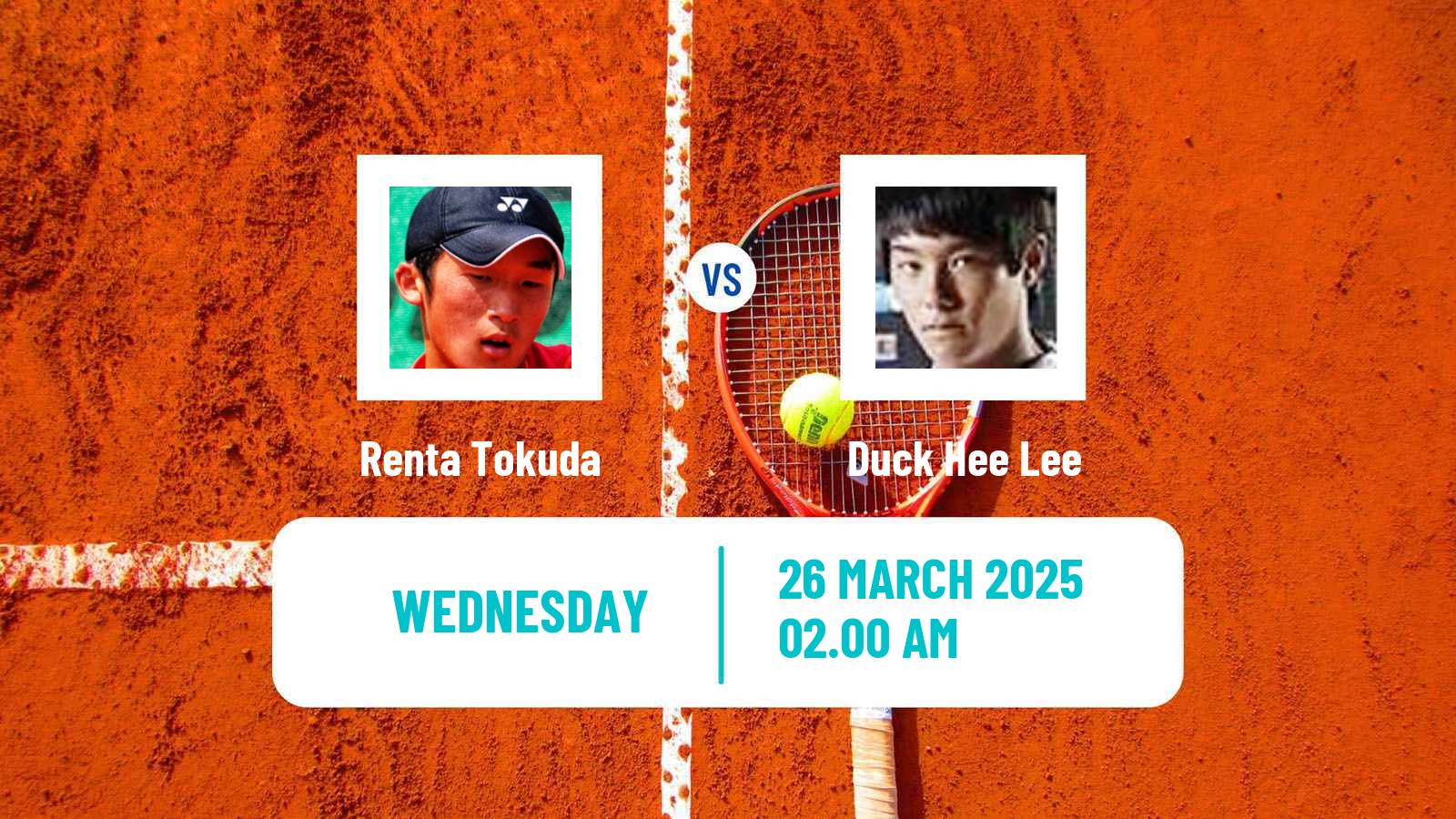 Tennis ITF M15 Nonthaburi 3 Men Renta Tokuda - Duck Hee Lee