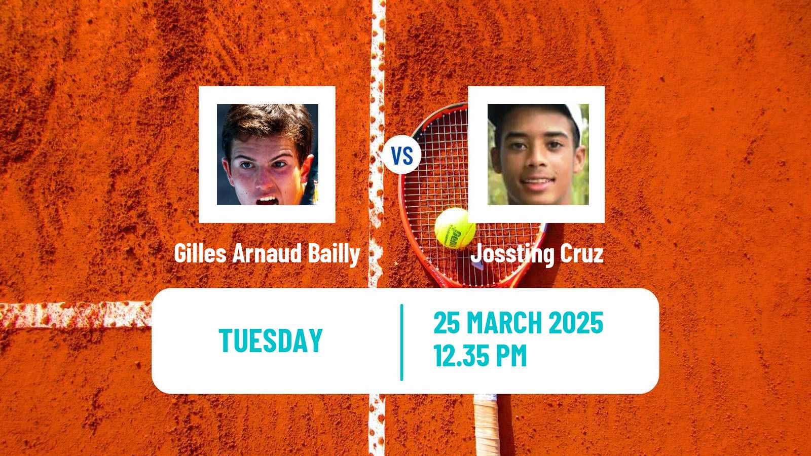 Tennis ITF M25 Santo Domingo 2 Men 2025 Gilles Arnaud Bailly - Jossting Cruz