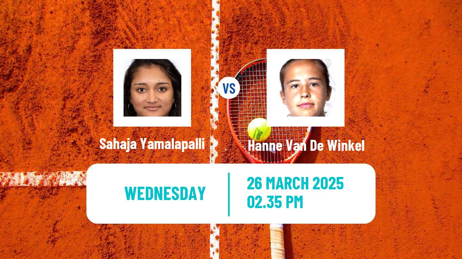 Tennis ITF W50 Santo Domingo 2 Women Sahaja Yamalapalli - Hanne Van De Winkel