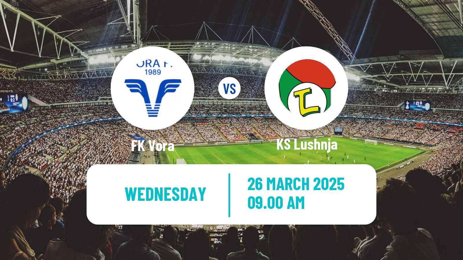 Soccer Albanian First Division Vora - Lushnja