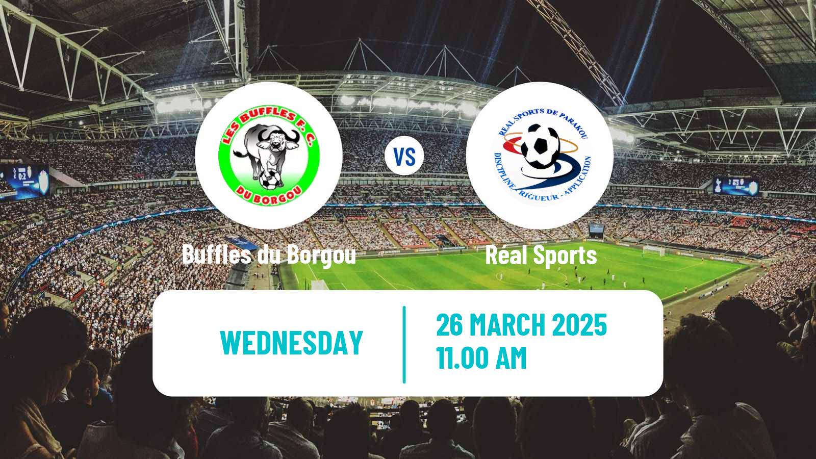 Soccer Benin Ligue 1 Buffles du Borgou - Réal Sports
