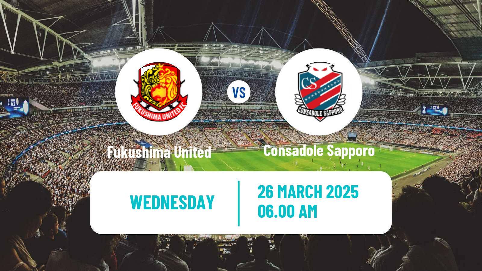 Soccer YBC Levain Cup Fukushima United - Consadole Sapporo