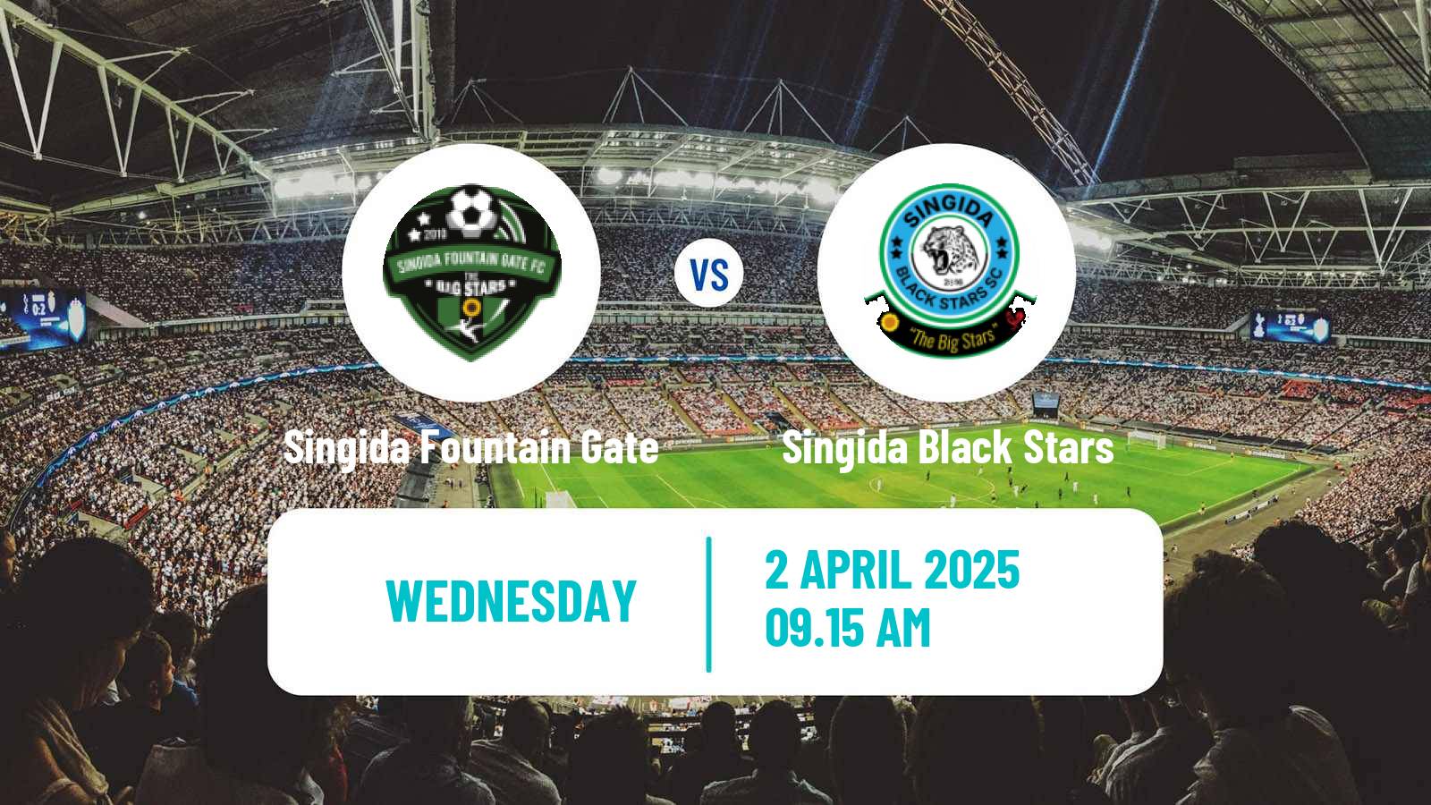 Soccer Tanzanian Premier League Singida Fountain Gate - Singida Black Stars