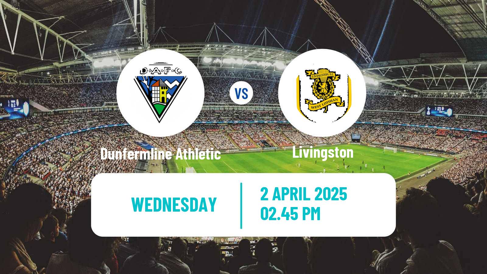 Soccer Scottish Football Championship Dunfermline Athletic - Livingston