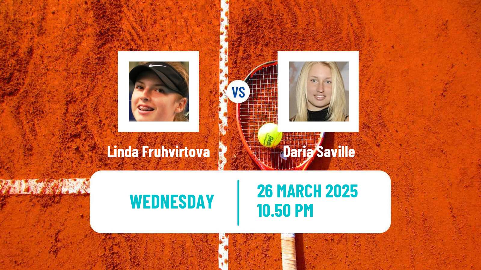 Tennis Puerto Vallarta Challenger Women Linda Fruhvirtova - Daria Saville