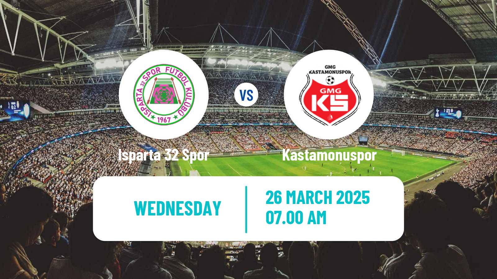 Soccer Turkish Second League White Group Isparta 32 Spor - Kastamonuspor