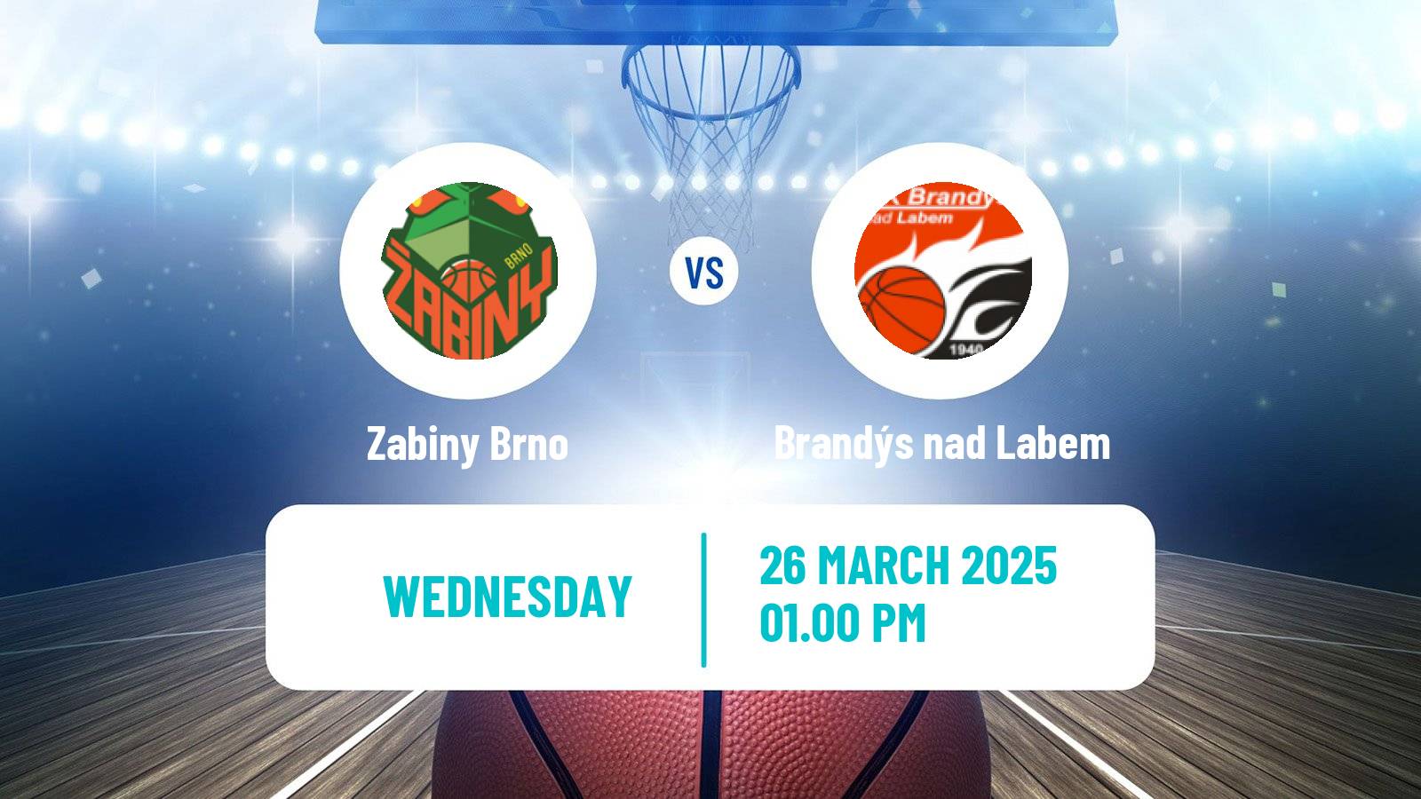 Basketball Czech ZBL Women Zabiny Brno - Brandýs nad Labem