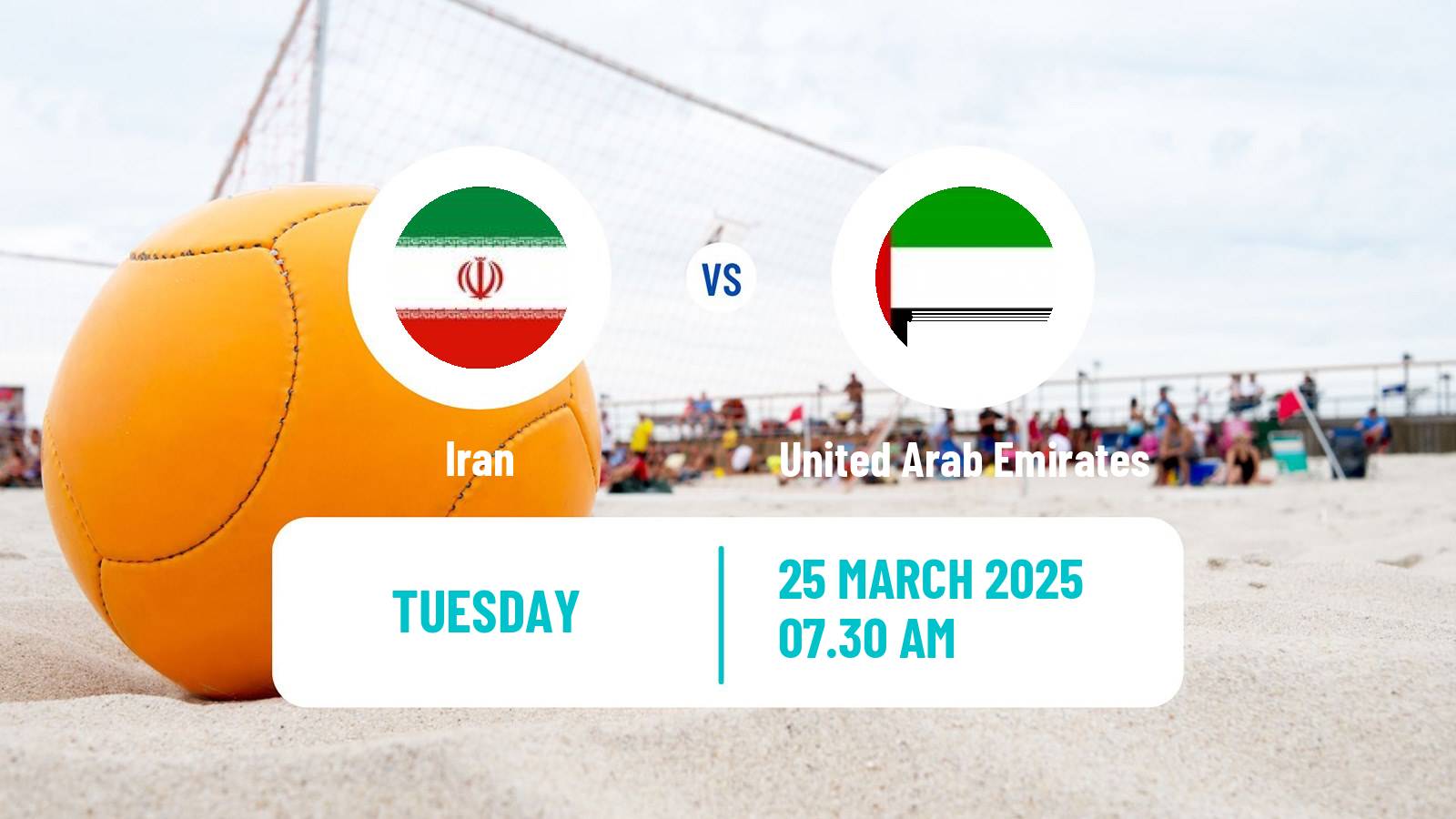 Beach soccer Afc Asian Cup Iran - United Arab Emirates