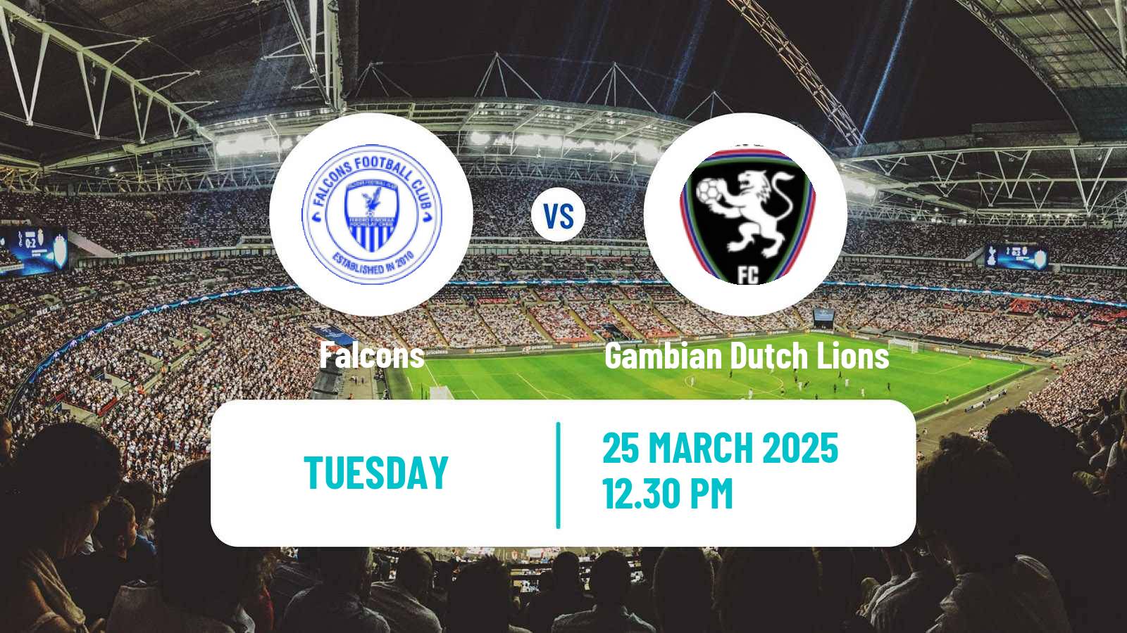 Soccer Gambian GFA League Falcons - Gambian Dutch Lions