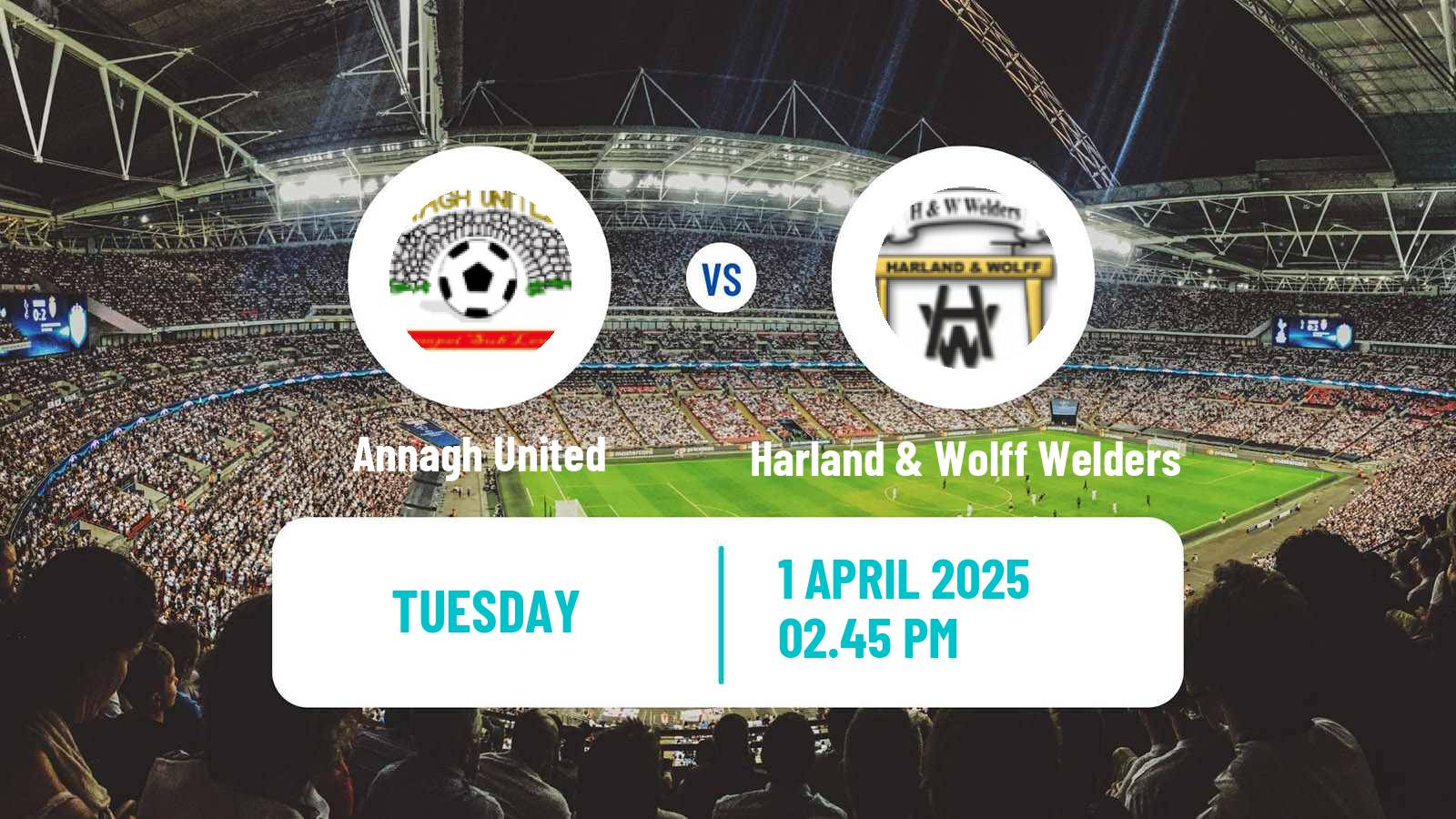 Soccer Northern Irish Championship Annagh United - Harland & Wolff Welders
