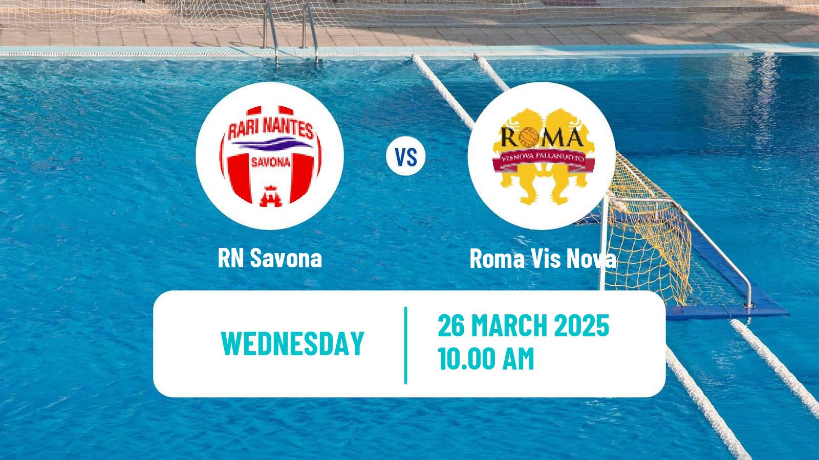 Water polo Italian A1 Water Polo Savona - Roma Vis Nova