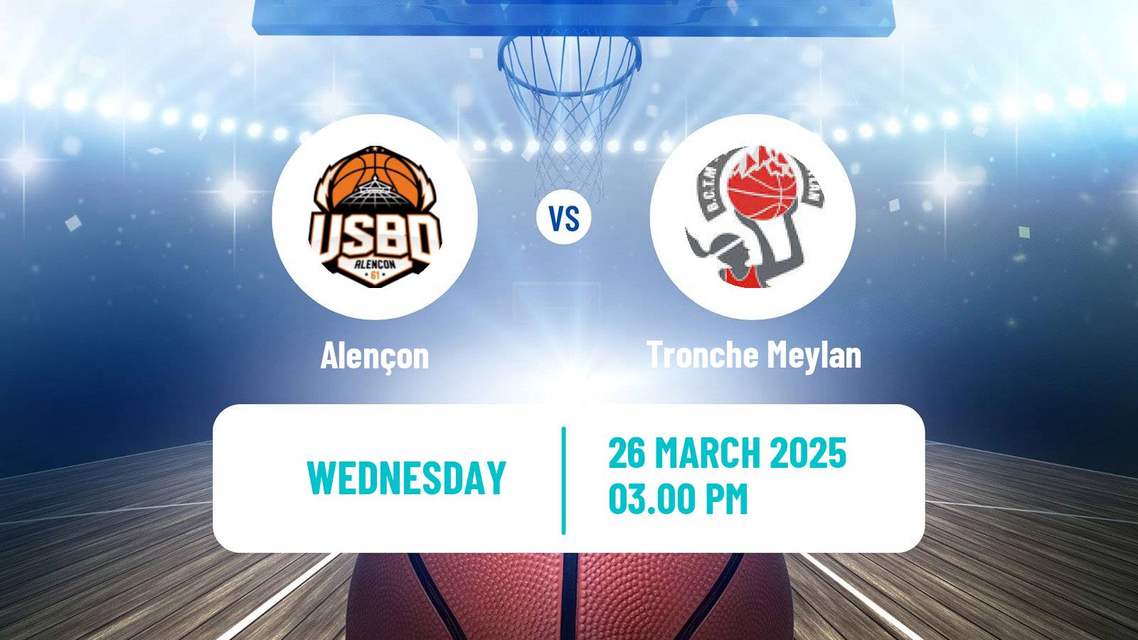 Basketball French Ligue 2 Basketball Women Alençon - Tronche Meylan