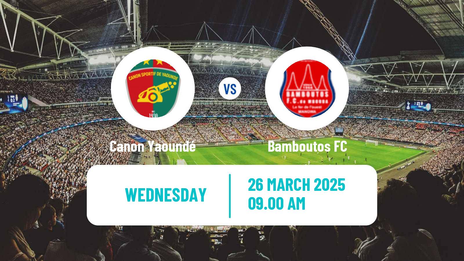 Soccer Cameroon Elite One Canon Yaoundé - Bamboutos