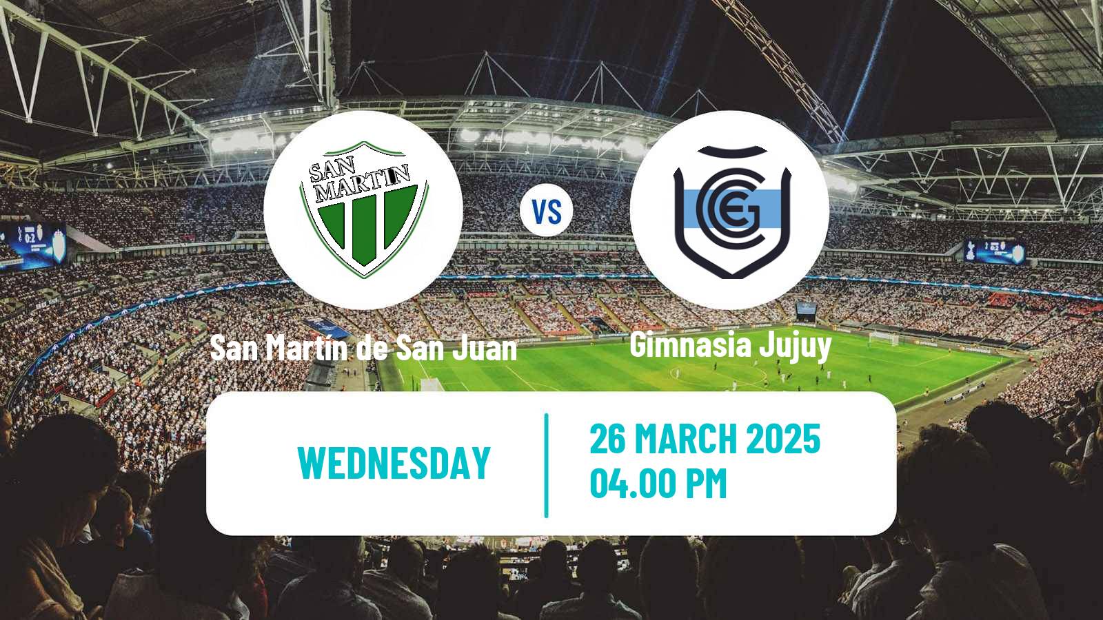 Soccer Copa Argentina San Martín de San Juan - Gimnasia Jujuy