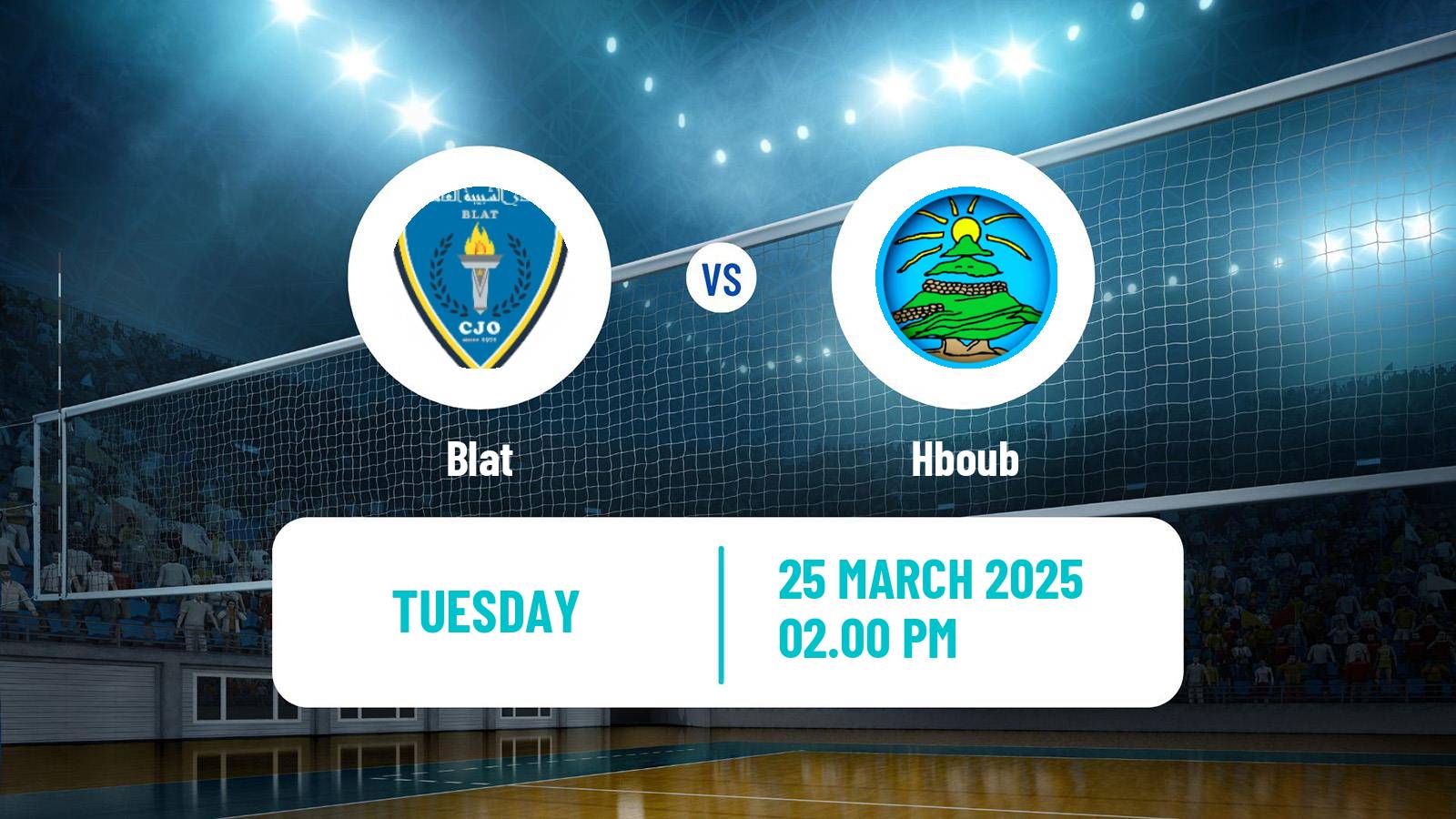 Volleyball Lebanese 1st Division Volleyball Blat - Hboub