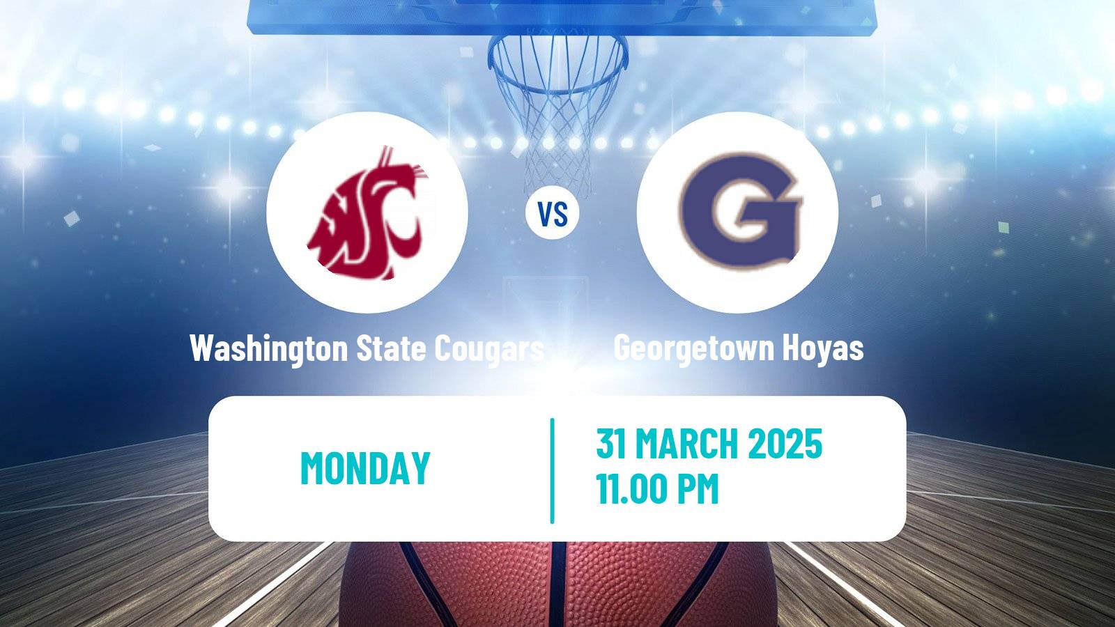 Basketball CBC Washington State Cougars - Georgetown Hoyas
