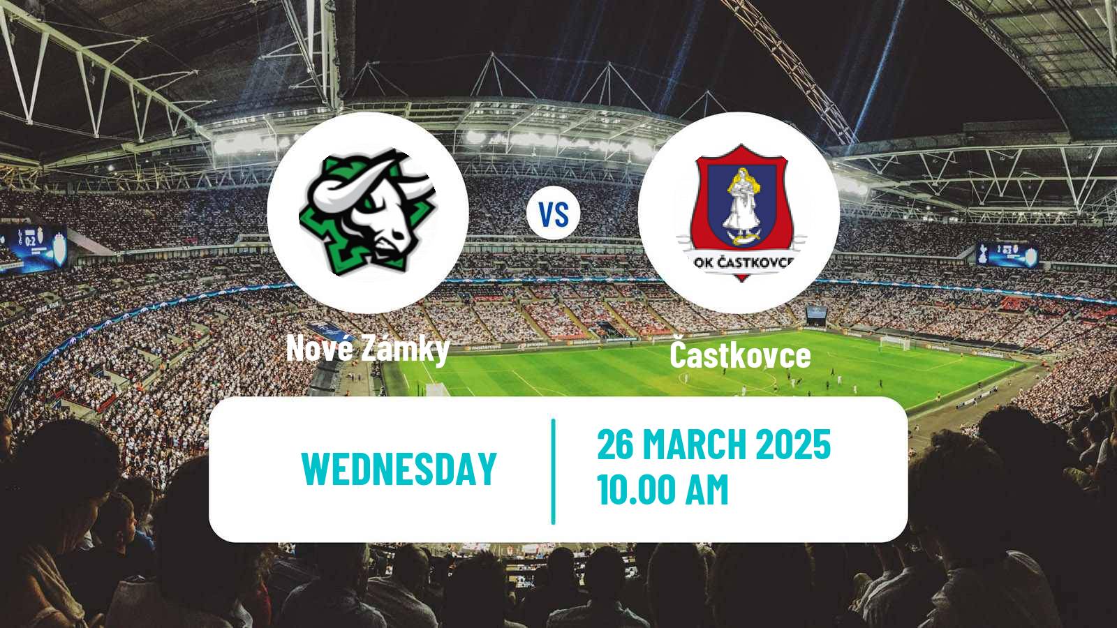 Soccer Slovak 3 Liga West Nové Zámky - Častkovce