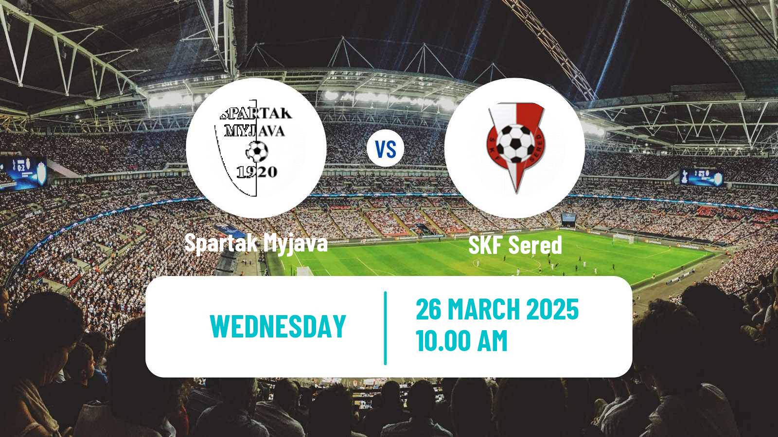 Soccer Slovak 3 Liga West Spartak Myjava - Sered