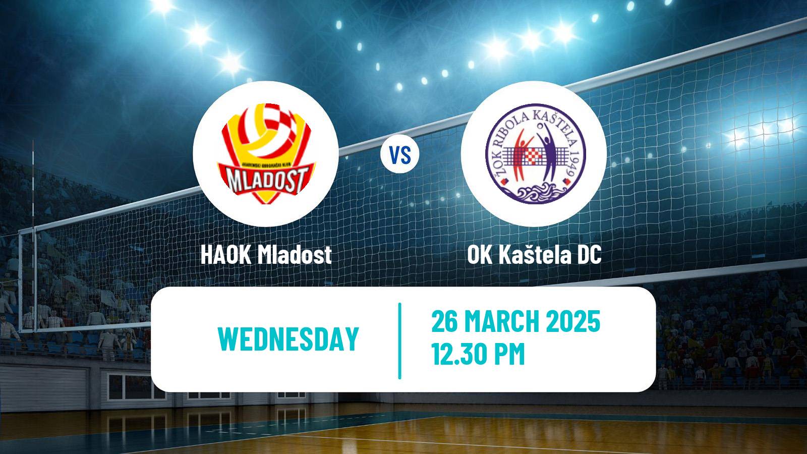 Volleyball Croatian Superliga Volleyball Women HAOK Mladost - OK Kaštela DC