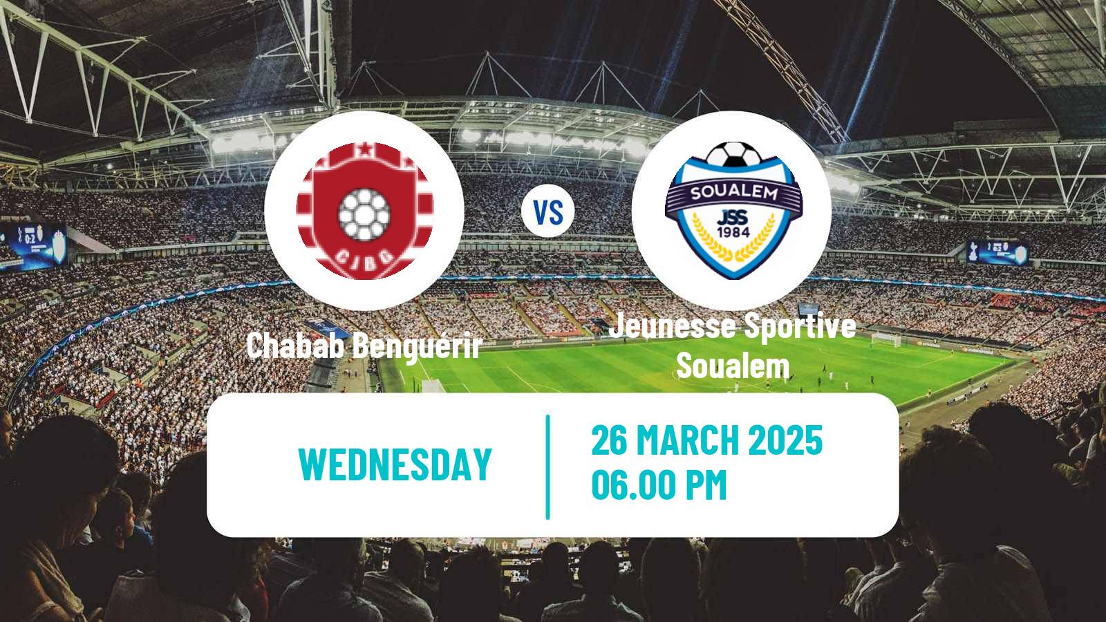 Soccer Moroccan Coupe du Trone Chabab Benguérir - Jeunesse Sportive Soualem