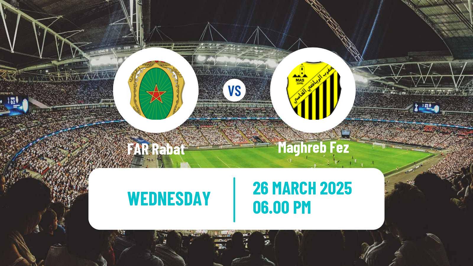 Soccer Moroccan Coupe du Trone FAR Rabat - Maghreb Fez