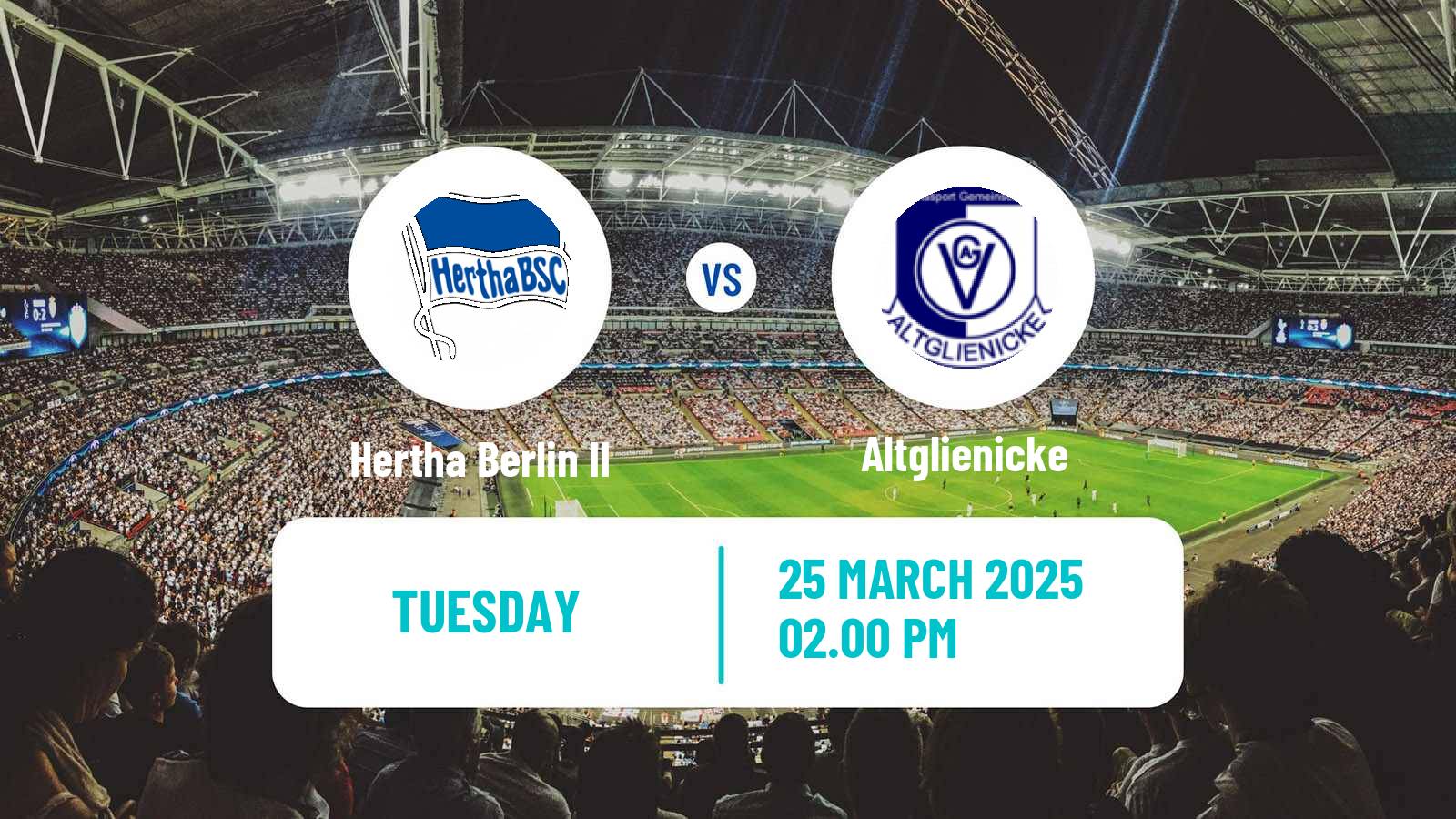 Soccer German Regionalliga Nordost Hertha Berlin II - Altglienicke