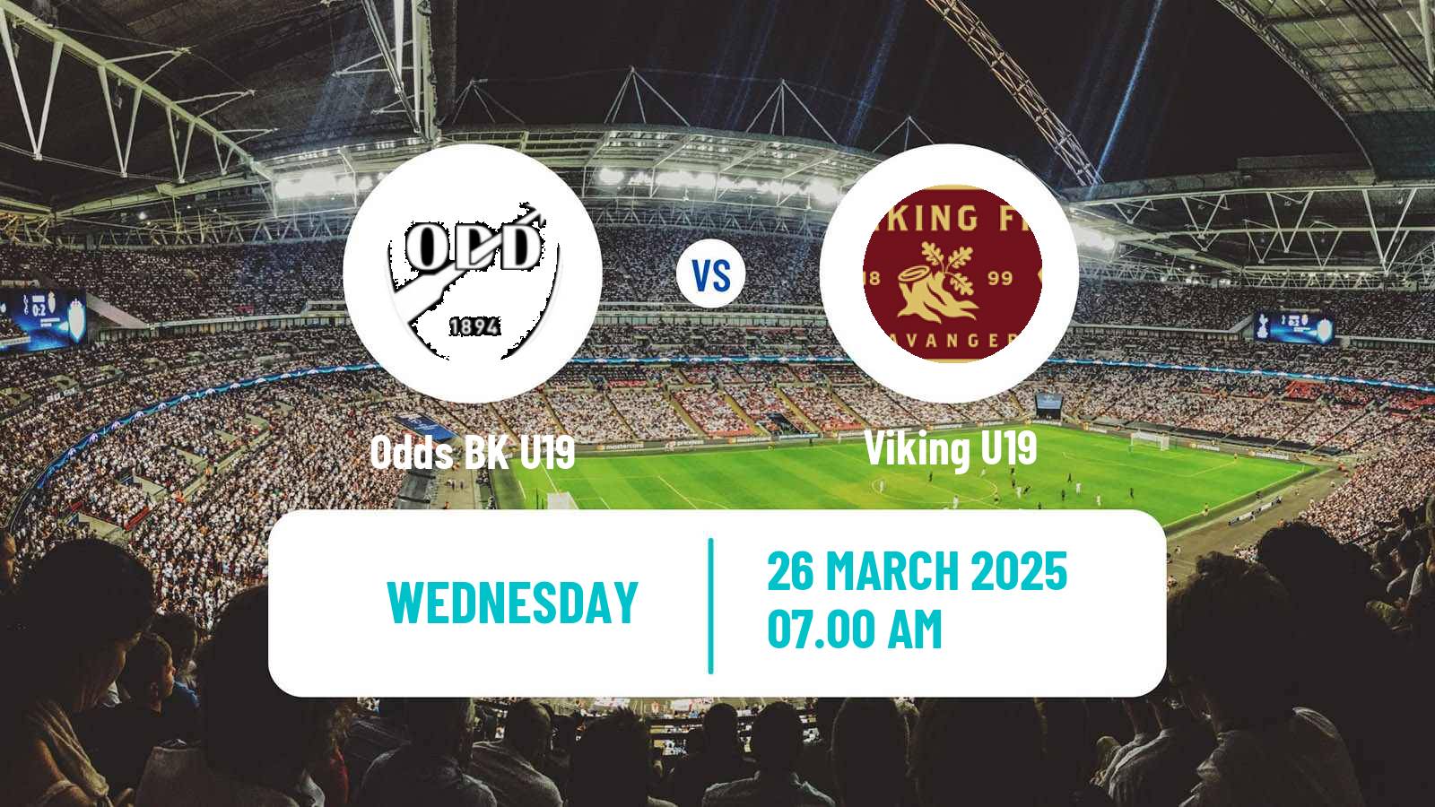 Football Norwegian Nasjonal U19 CL Odd U19 - Viking U19
