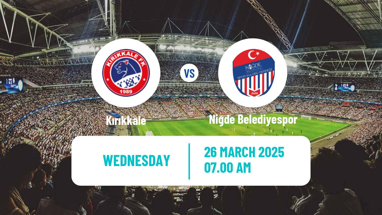 Soccer Turkish 3 Lig Group 4 Kırıkkale - Niğde Belediyespor