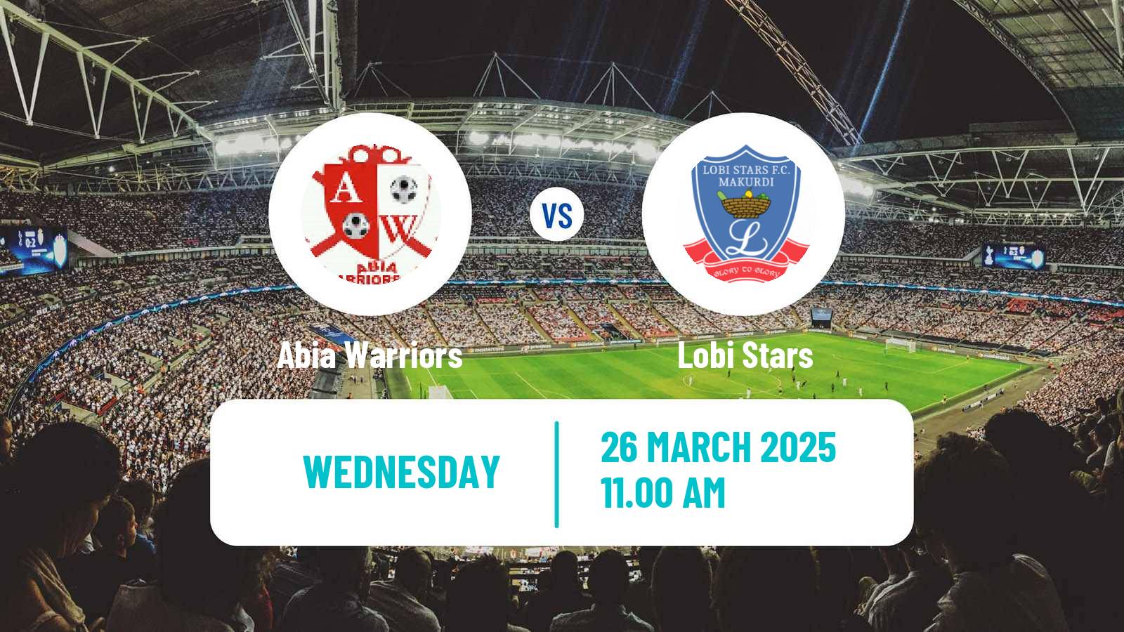 Soccer Nigerian Premier League Abia Warriors - Lobi Stars