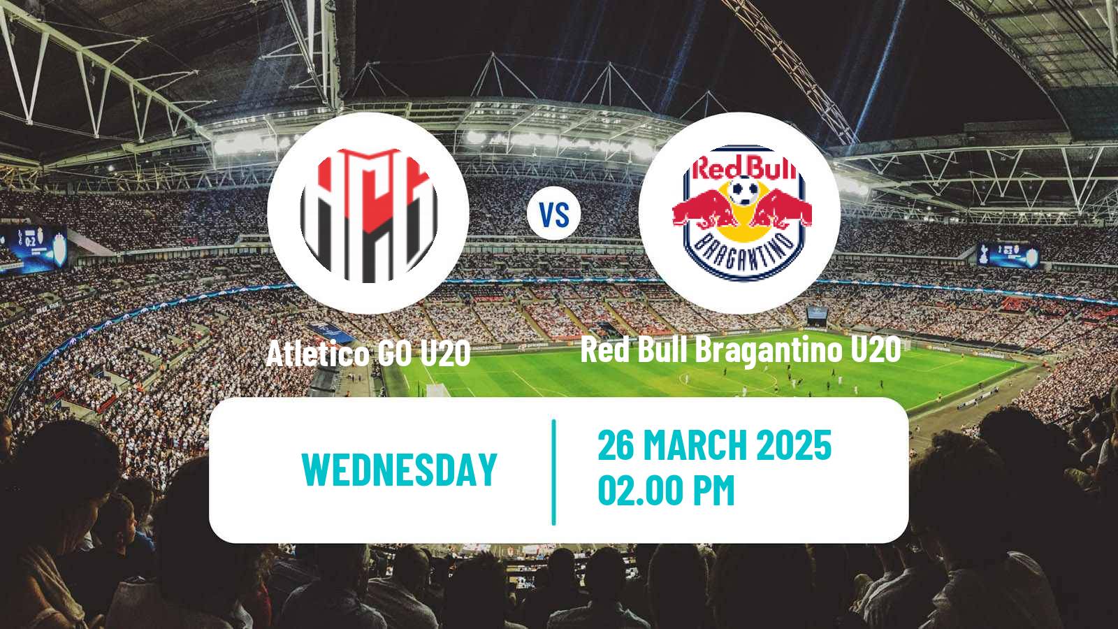 Soccer Brasileiro U20 Atletico GO U20 - Red Bull Bragantino U20