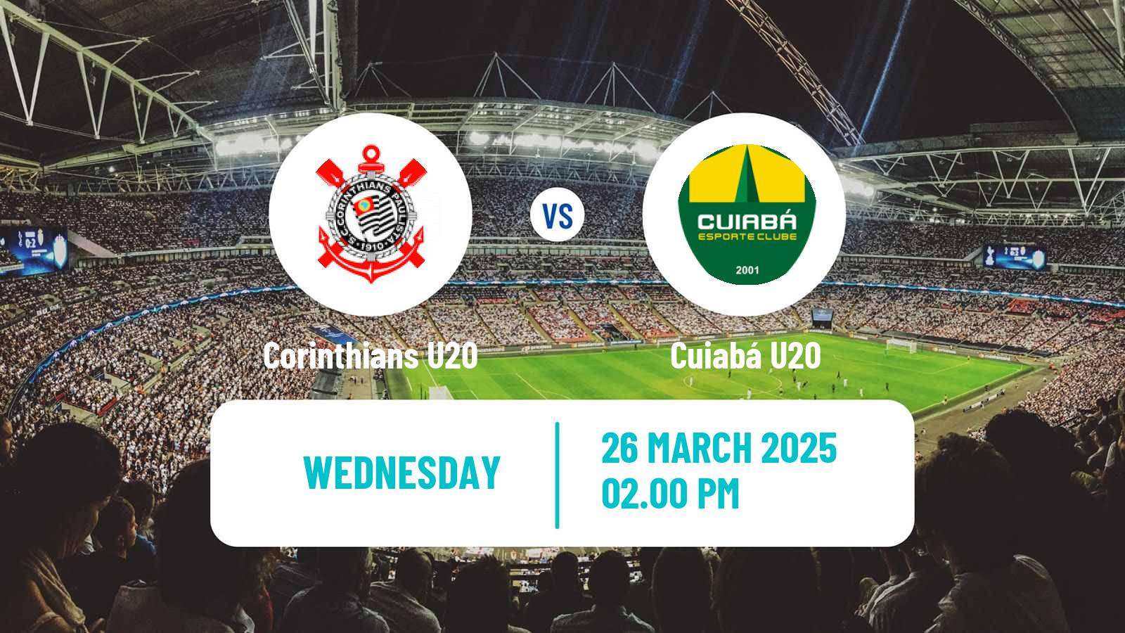 Soccer Brasileiro U20 Corinthians U20 - Cuiabá U20