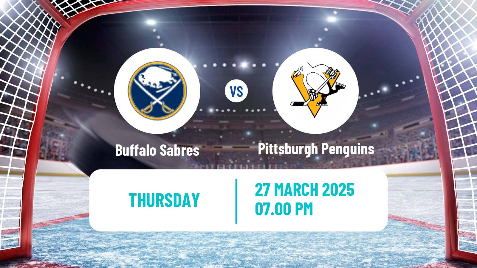 Hockey NHL Buffalo Sabres - Pittsburgh Penguins