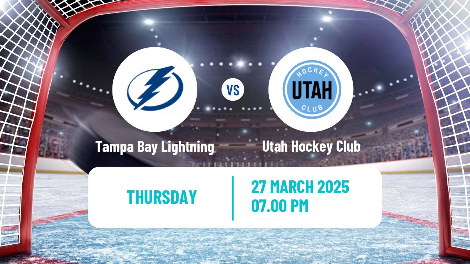 Hockey NHL Tampa Bay Lightning - Utah Hockey Club