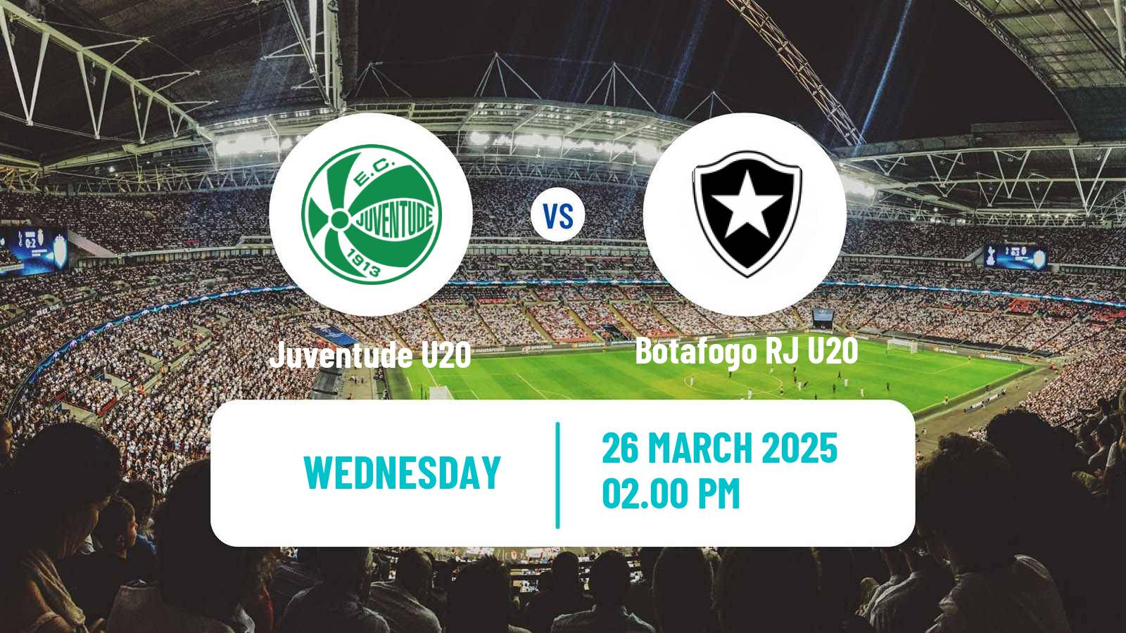 Soccer Brasileiro U20 Juventude U20 - Botafogo RJ U20
