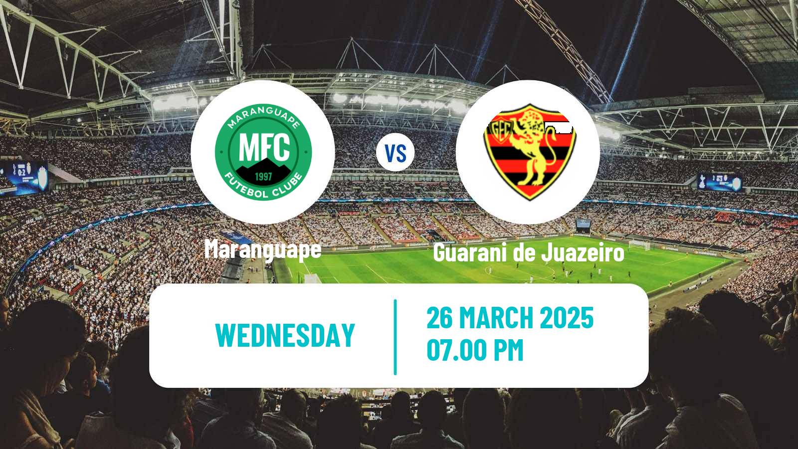 Soccer Brazilian Campeonato Cearense 2 Maranguape - Guarani de Juazeiro
